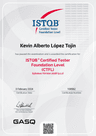 Certificado ISTQB® Certified Tester — Foundation Level